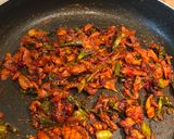 A picture of step 6 of Meen Pollichathu- Kerala style fried fish steamed in banana leaf.