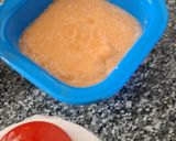 A picture of step 3 of Muskmelon ice gola.