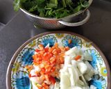 A picture of step 1 of Egg Spinach Casserole.