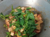 Tumis udang buncis kemangi