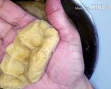 A picture of step 2 of Rajasthani churma laddu.