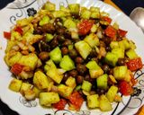 A picture of step 3 of Black chickpeas Salad (Kala chana salad).