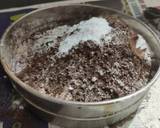 Santa chocolate cake recipe step 2 photo