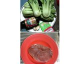 Foto langkah ke 1 dari resep Pokcoy tumis daging saus tiram.