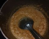 A picture of step 3 of Aata(wheat) Halwa.