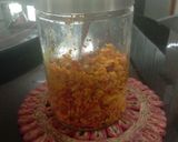 A picture of step 2 of Red mirchi achar.
