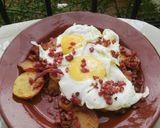 Foto del paso 9 de la receta: Huevos con patatas en adobillo