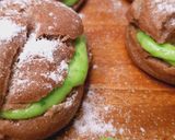 Foto langkah ke 8 dari resep 18. Soes vla pandan Ala Ogato Kitchen.