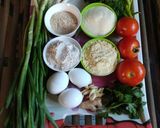 A picture of step 1 of Multi Grain Chila.