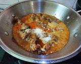 A picture of step 3 of Rich Cream Badami Chicken.