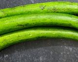 A picture of step 1 of Sponge gourd (galka) curry.