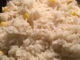 Puré de papas con asado de carne y arroz