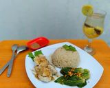 Foto langkah ke 5 dari resep Nasi ayam hainan (halal).