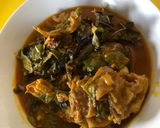 A picture of step 6 of Oha soup.