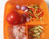 Foto langkah ke 1 dari resep Nasi sambal udang pete.