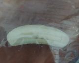 Foto langkah ke 2 dari resep Pisang Bakar Coklat Crunchy.