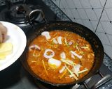 A picture of step 5 of Eid special peshawari chicken karahi.