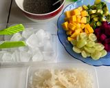 Foto langkah ke 2 dari resep Es Buah Rumput Laut.