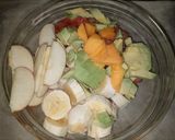 A picture of step 1 of Fruit salad.