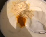 A picture of step 1 of Rajasthani kadhi.