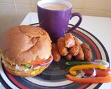 A picture of step 9 of Breakfast fit for a king.