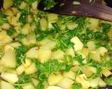 Fenugreek leaves and potato masala recipe step 3 photo