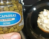 Foto del paso 5 de la receta: Sándwich de pechuga de pollo, mozzarella y alcaparras