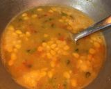 A picture of step 6 of Sweet corn soup.