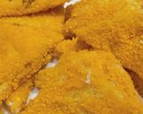 A picture of step 4 of Tikka fried sandwich.