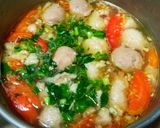 Foto langkah ke 3 dari resep Sop tetelan, bakso, telur puyuh.