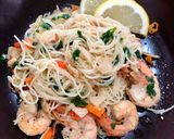 Foto langkah ke 4 dari resep Aglio Olio Shrimp 🍤.