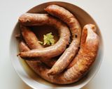 Pas rețetă Moare, cârnați și cartofi copți 2 fotografie