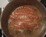 Une image de l'étape 6 de Saucisses-lentilles à ma façon.