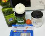 Foto del paso 2 de la receta: Cena caliente día 2>Segundo>Revuelto de huevo, surimi, perejil y cebolla