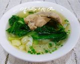 Hình bước làm 3 của món Nui gà đơn giản