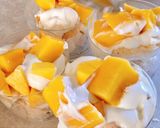 Hình bước làm 5 của món ???? Meringue Sữa Chua Hoa Quả - Tráng Miệng Xinh Yêu