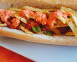 Foto del paso 6 de la receta: Bocata de longaniza roja con patatas crujientes
