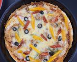 A picture of step 4 of Mango Chili Pizza.