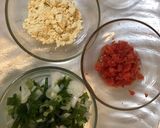 A picture of step 1 of Healthy vegetable pancakes.