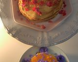 Une image de l'étape 3 de Mille-crêpe fraise rose rouge.