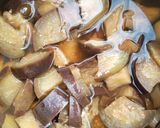 A picture of step 2 of Eggplant Swallow (tuwon jan yalo).