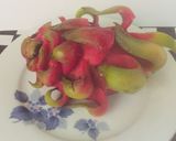 Foto del paso 1 de la receta: Batido con pitahaya roja, fresas, manzana, yogur, miel!