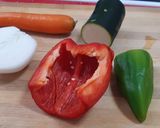 Foto del paso 1 de la receta: Huevos con pisto