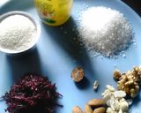 A picture of step 1 of Beetroot suji laddoo.
