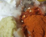 A picture of step 1 of Chicken Manchurian.
