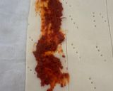 A picture of step 3 of Puff Pastry Twists with 'Nduja Spread, Speck, and Ragusano Cheese.