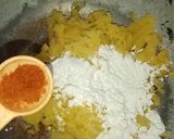 A picture of step 2 of Potato nuggets.