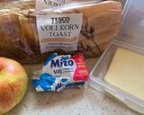 Almás-sajtos melegszendvics recept fázis 1 fotója