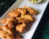 A picture of step 6 of Egg-dipped Cassava.