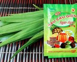 Hình bước làm 1 của món RAU CÂU lá dứa-sữa dừa-cà phê
